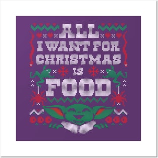 All I Want for Christmas is Food Posters and Art